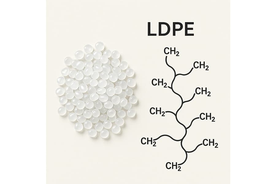 Ảnh: LDPE là gì - cấu trúc và đặc điểm nhựa PE mật độ thấp